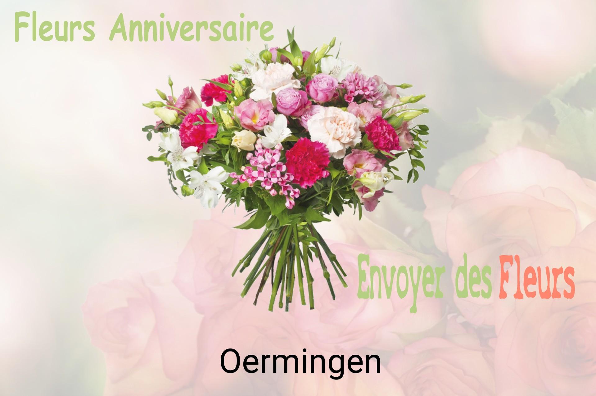 Bouquet de fleurs d’anniversaire livré à Oermingen