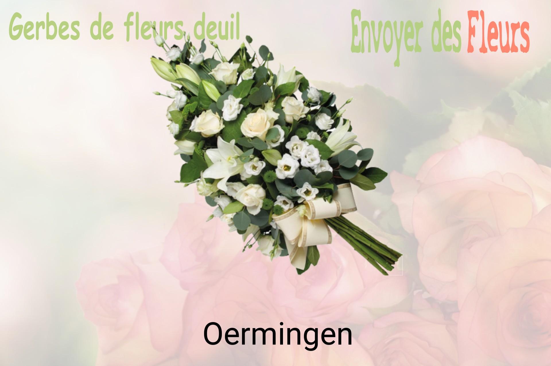 Gerbe de fleurs de deuil livrée à Oermingen